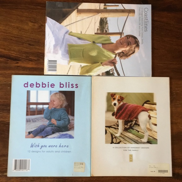 Knitting Books (Set of 3) Two by Debbie Bliss + One by Cornelia Tuttle Hamilton - Picture 2 of 13